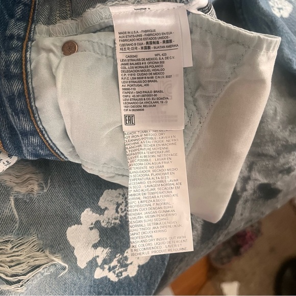 ❦❦ Denim Tears x Levi's Cotton Wreath Jean ❦❦ - Picture 6 of 11